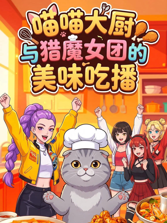 喵喵大厨与猎魔女团的美味吃播封面图