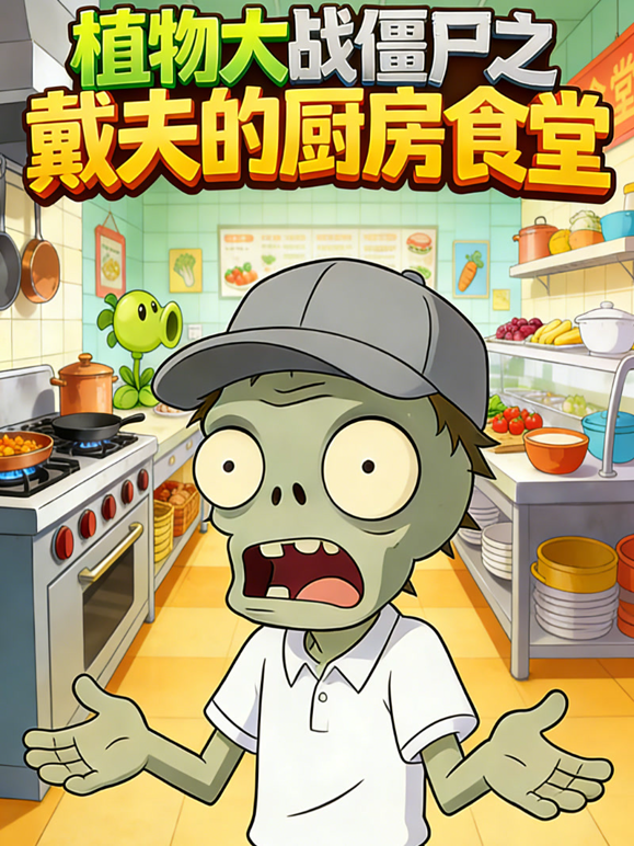 植物大战僵尸之戴夫的厨房食堂封面图