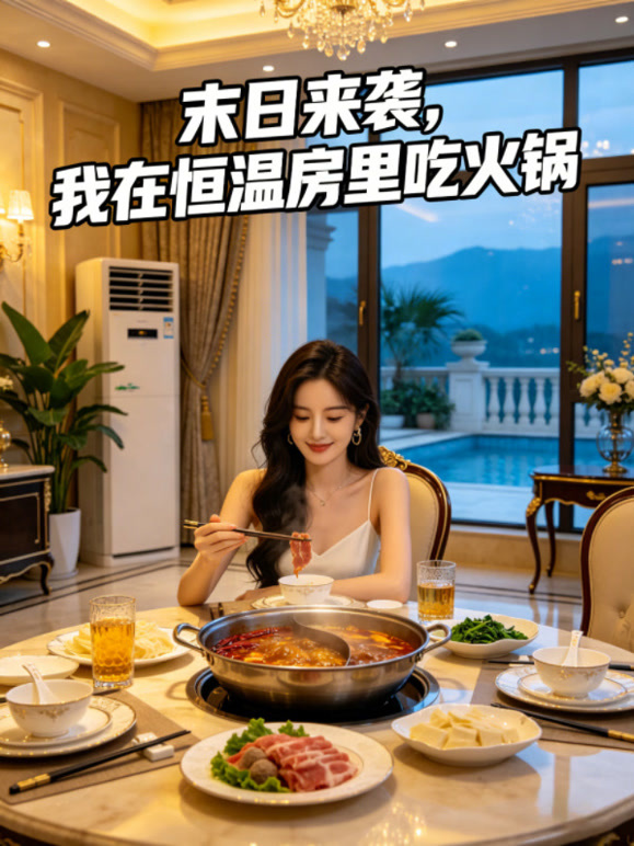 末日来袭我在恒温房里吃火锅封面图