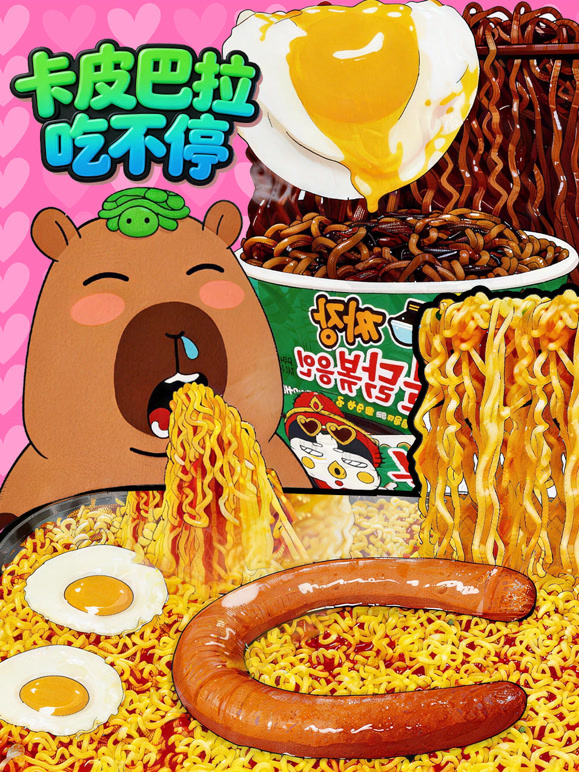 卡皮巴拉吃不停封面图