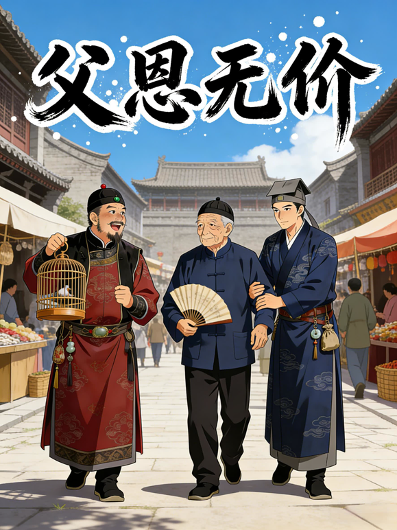 父恩无价动态漫画封面图