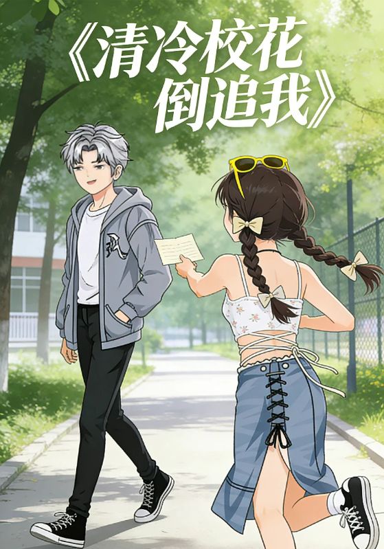 清冷校花倒追我封面图