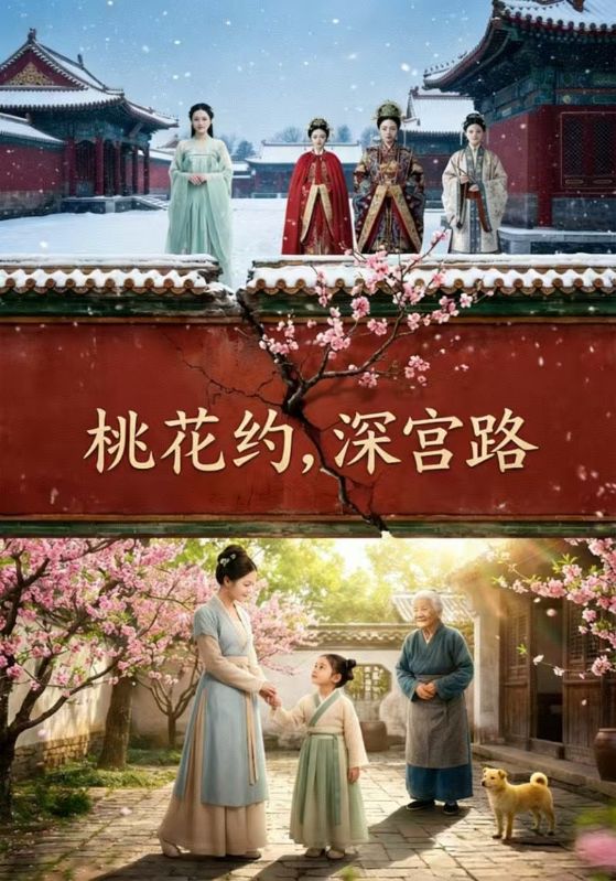 桃花约深宫路封面图